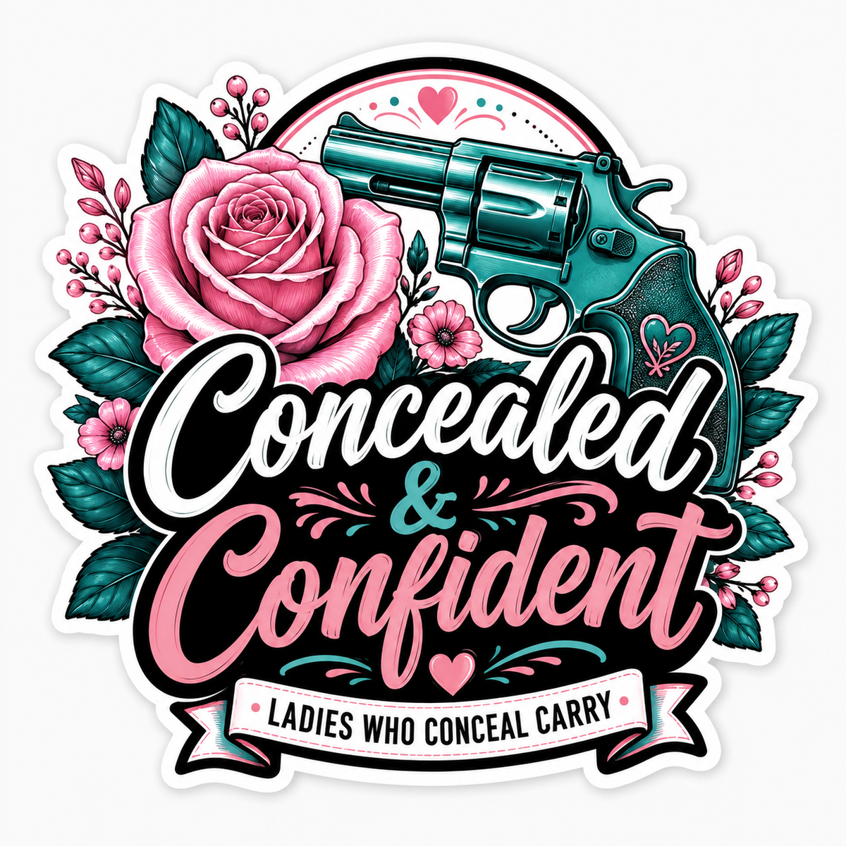 Concealed & Confident Stickers