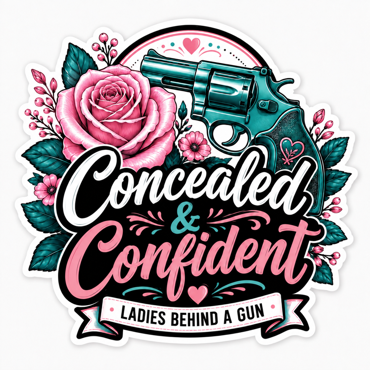 Concealed & Confident Stickers